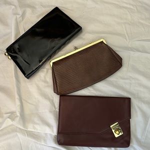 Lot of 3 Vintage Clutches